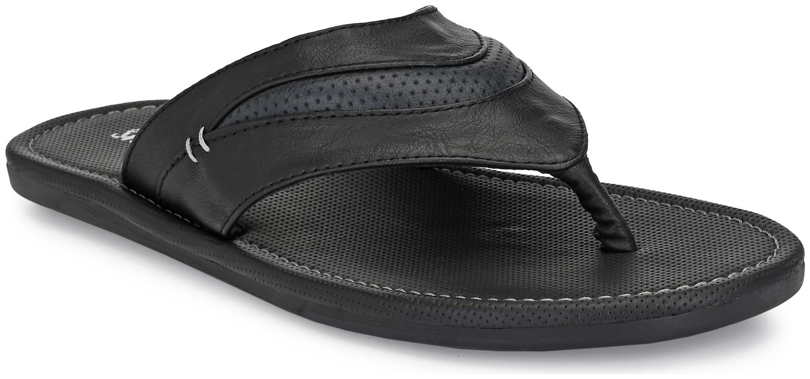 

Shences Men Black Flip-Flops - 1 Pair
