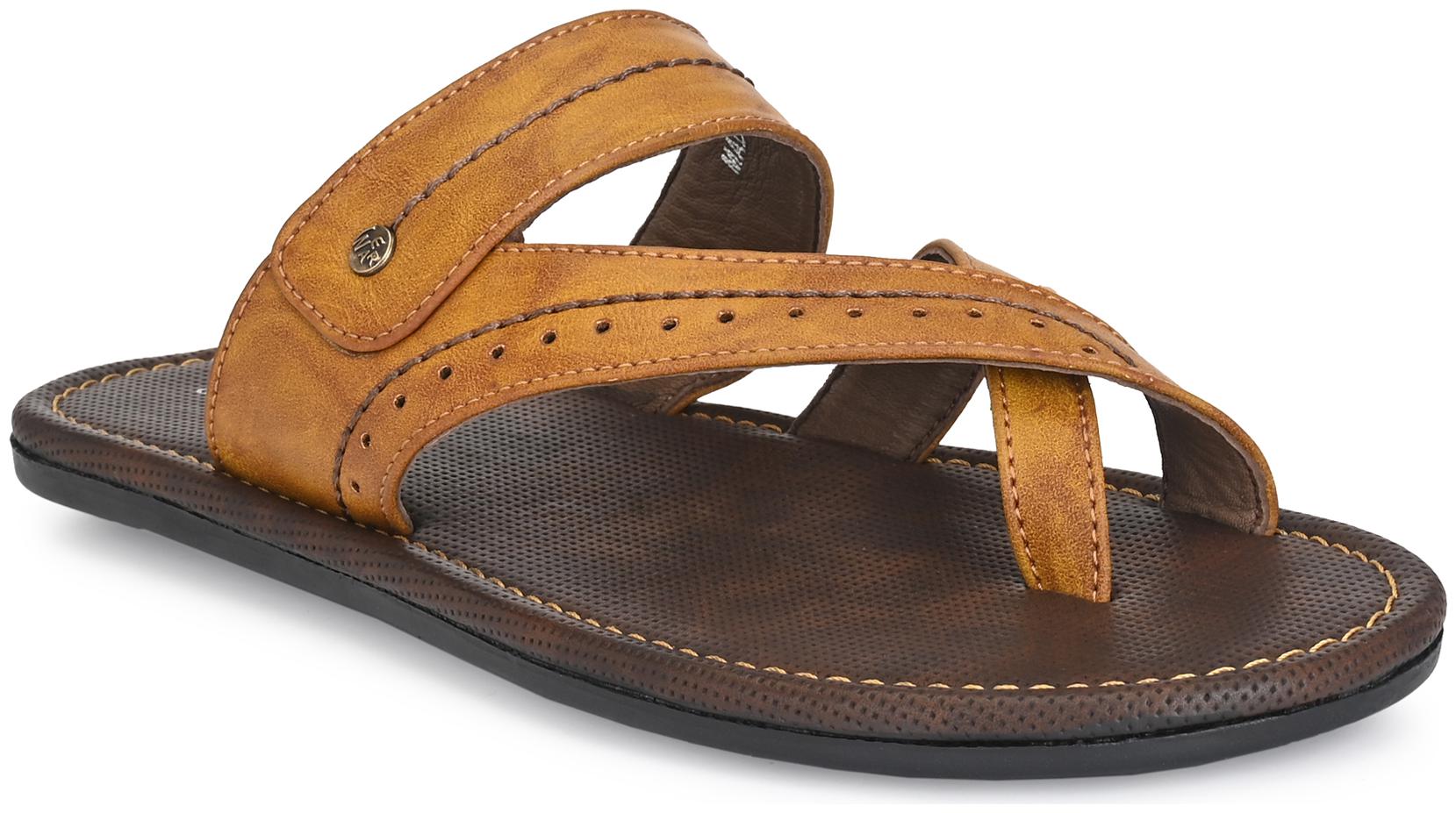 

Shences Men Tan Flip-Flops - 1 Pair