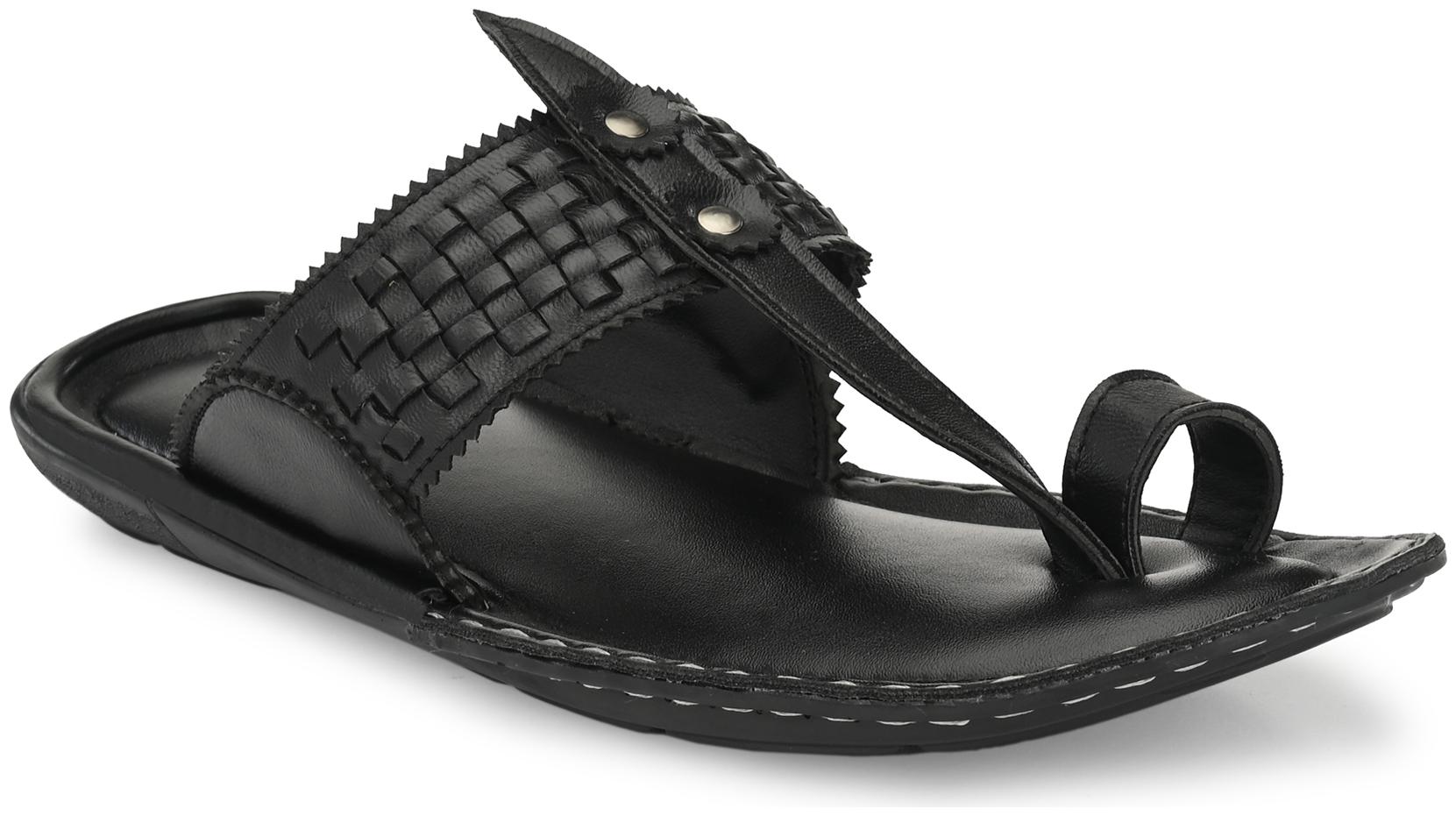

Shences Men Black Sandals