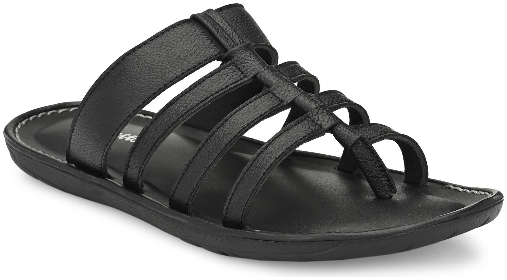 

Shences Men Black Sandals