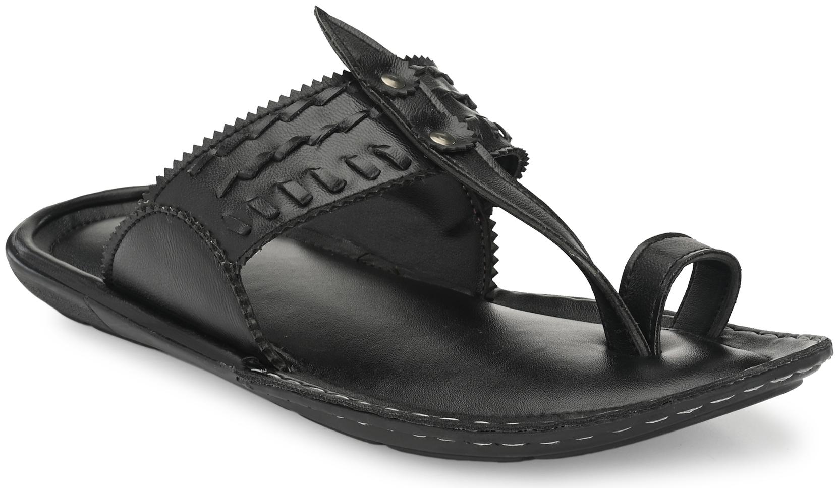 

Shences Men Black Sandals