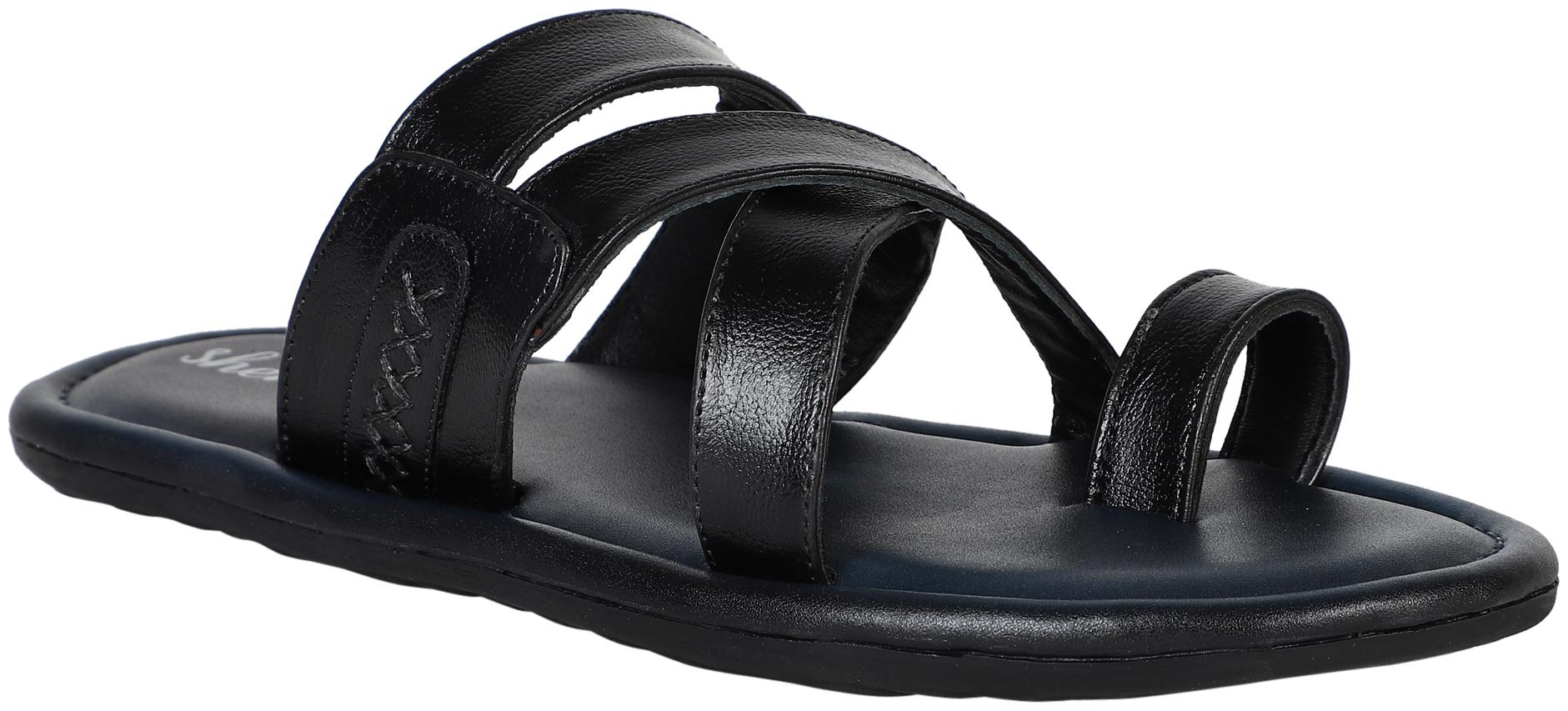 

Shences Men Black Flip-Flops - 1 Pair