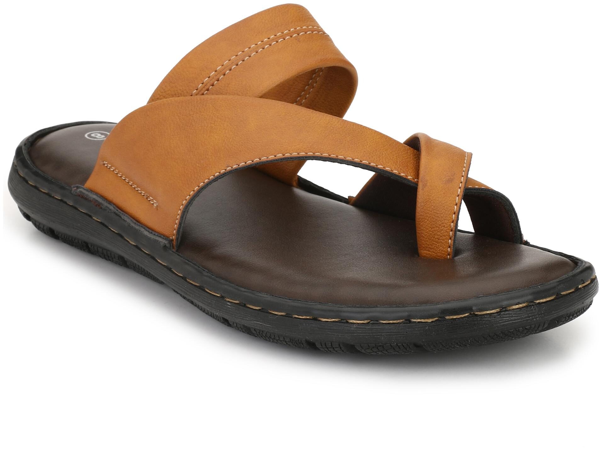 

Shences Men Tan Flip-Flops - 1 Pair