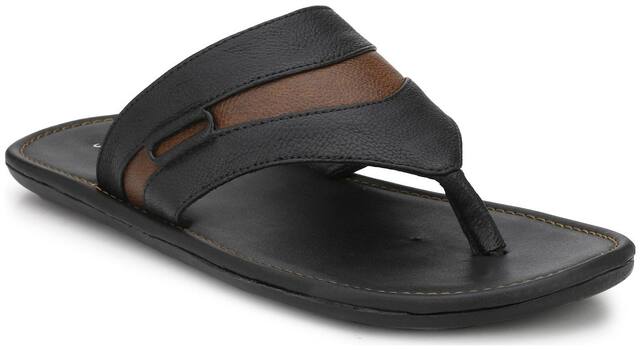 Shences Outdoor Slippers For Men ( Black )