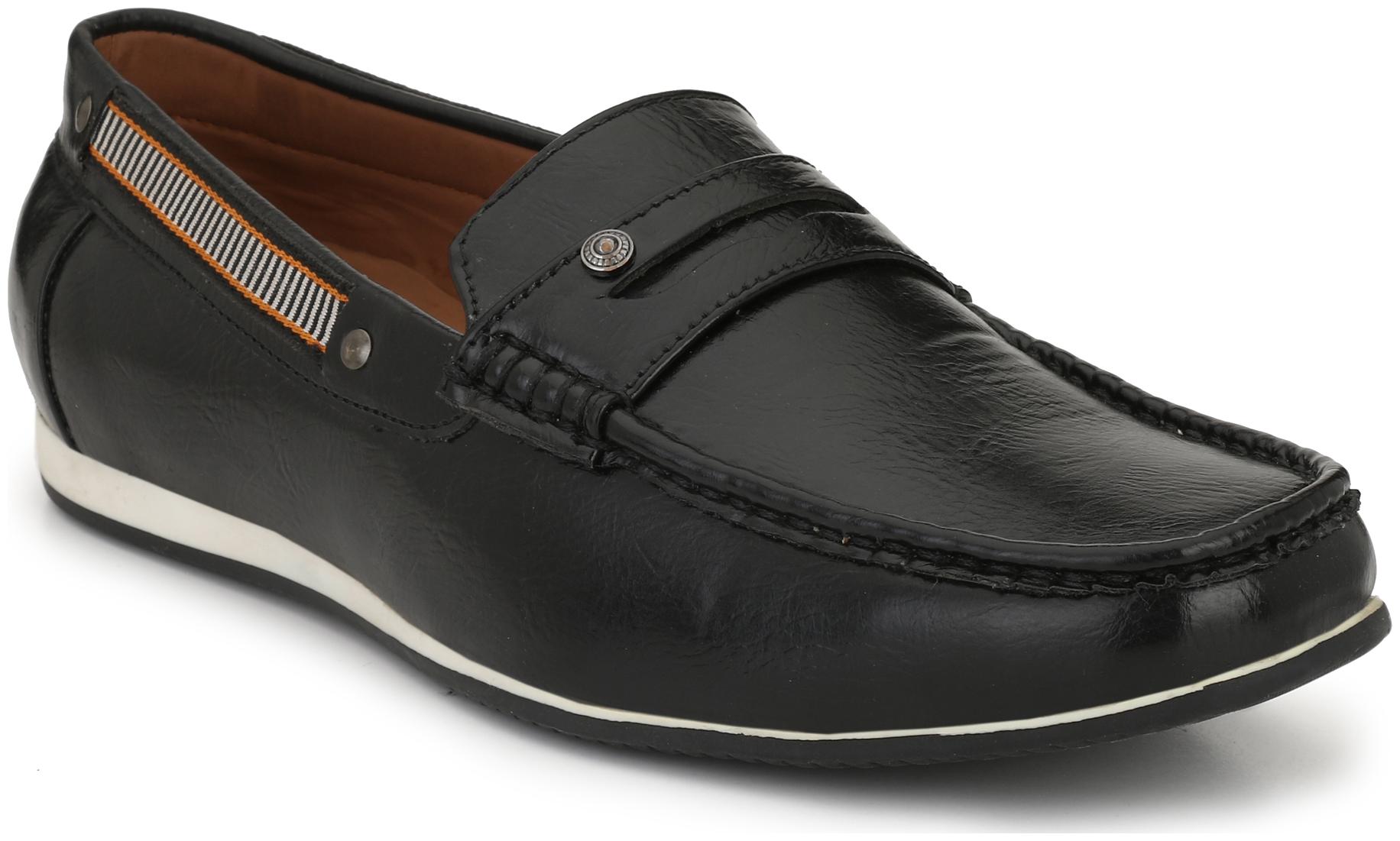 

Shences Men Black Loafers - TRS1907BLACK