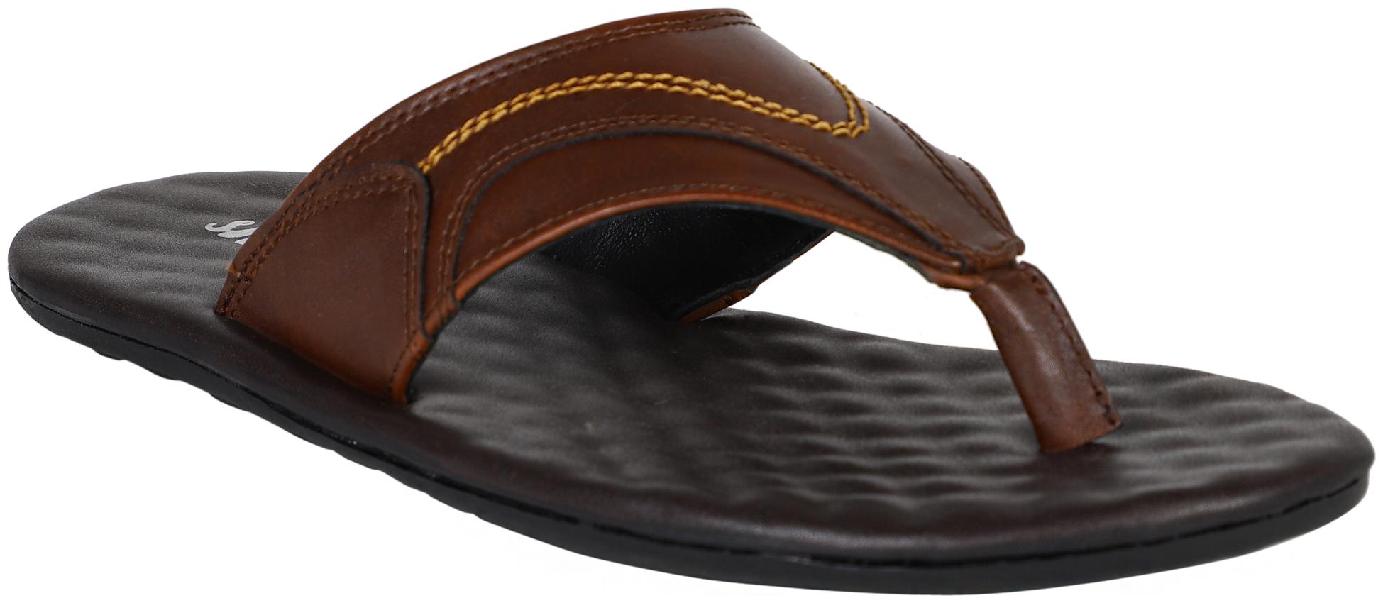 

Shences Men Brown Flip-Flops - 1 Pair
