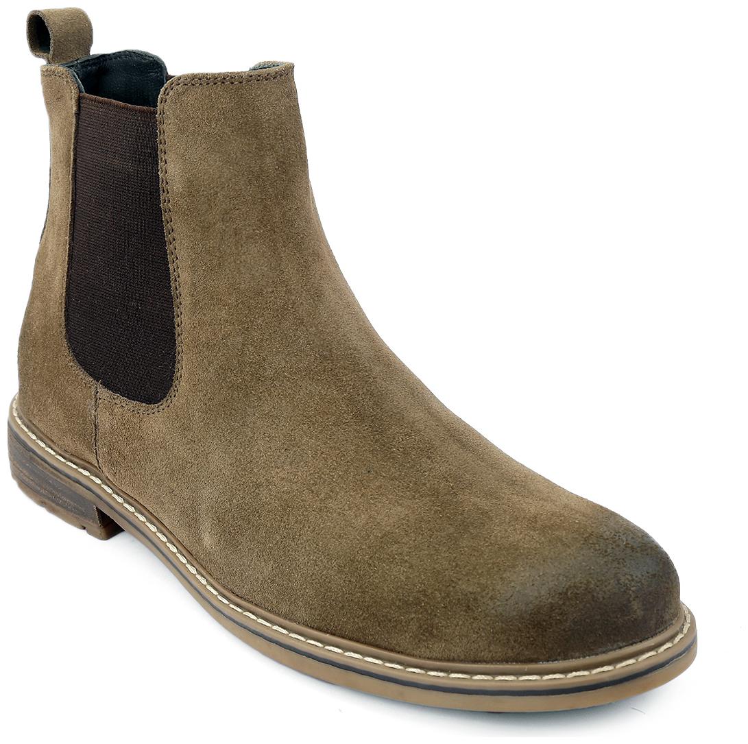 

Shences Men Beige Outdoor Boots - TRS9005OLIVE