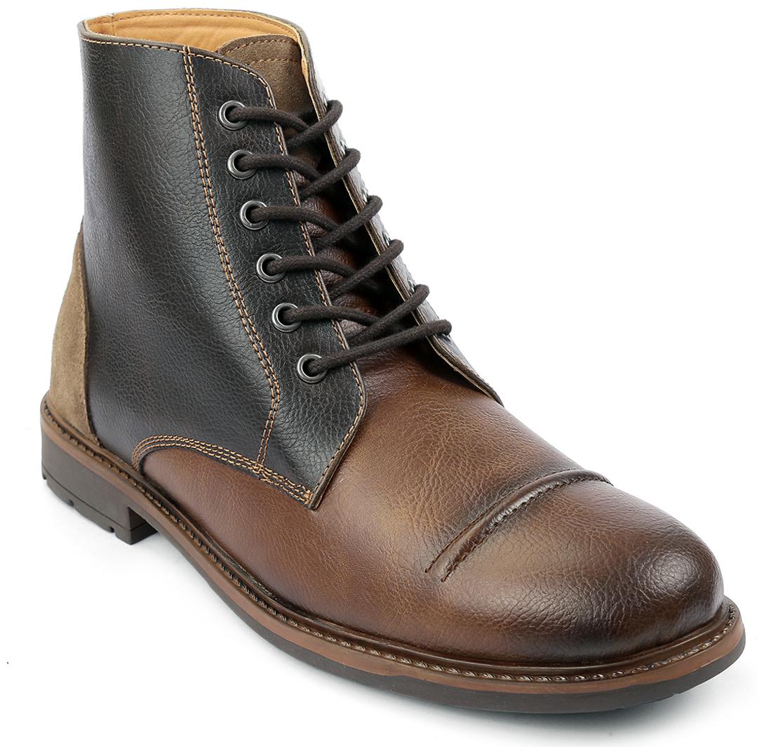 

Shences Men Tan Outdoor Boots - TRS9001TAN