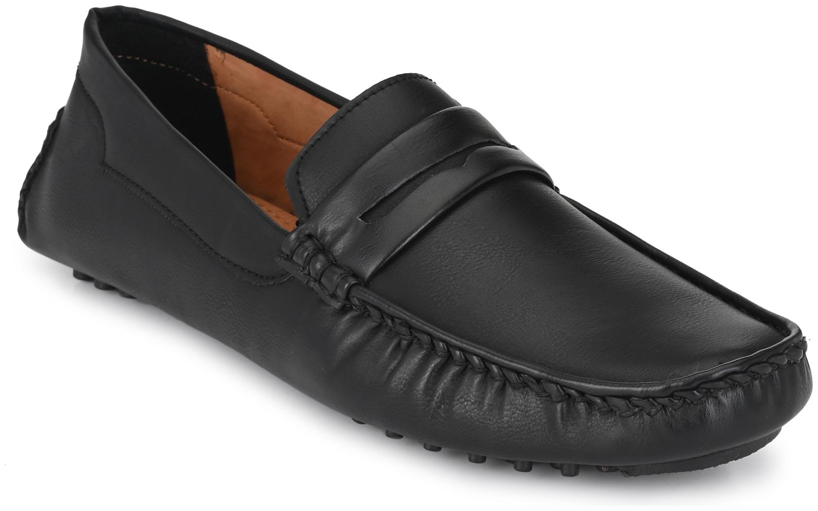 

Shences Men Black Loafers - TRS1975BLACK