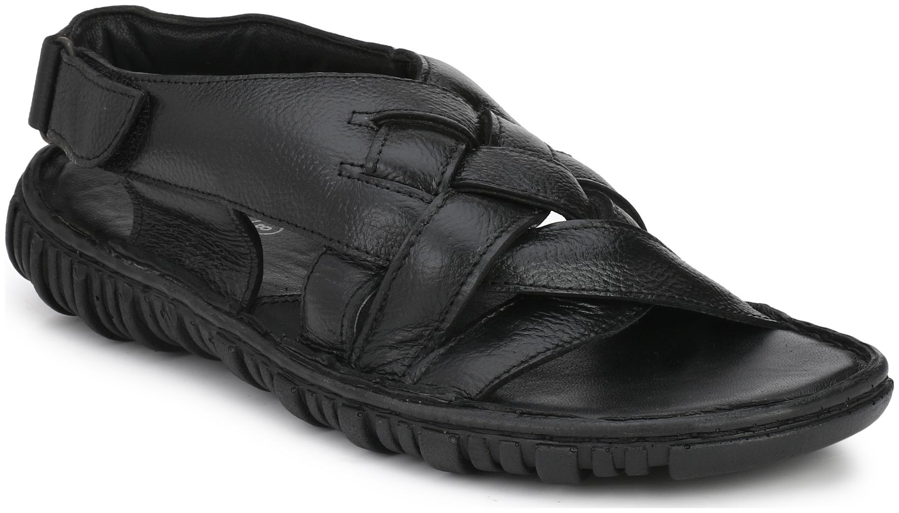 

Shences Men Black Sandals