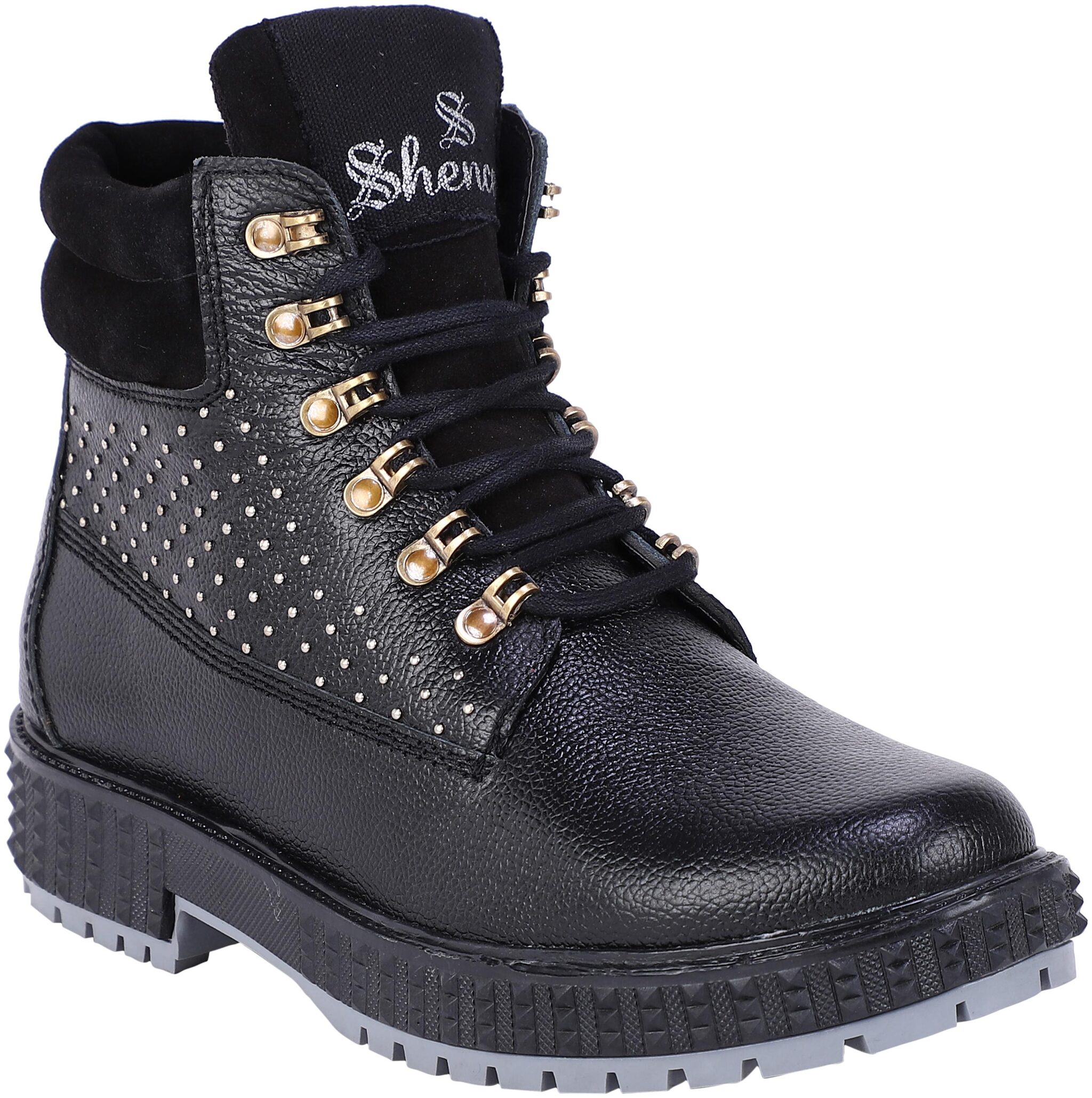 

Shences Men Black Ankle Boots - TRS1944BLACK