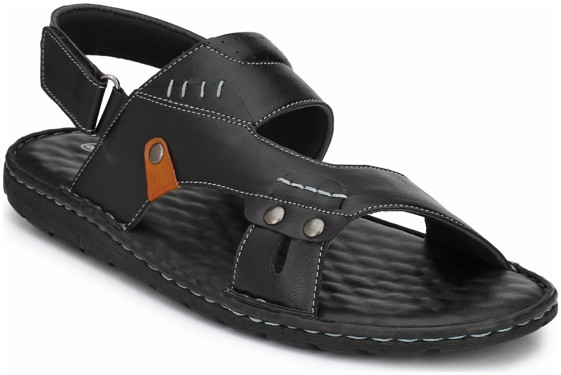 

Shences Men Black Sandals
