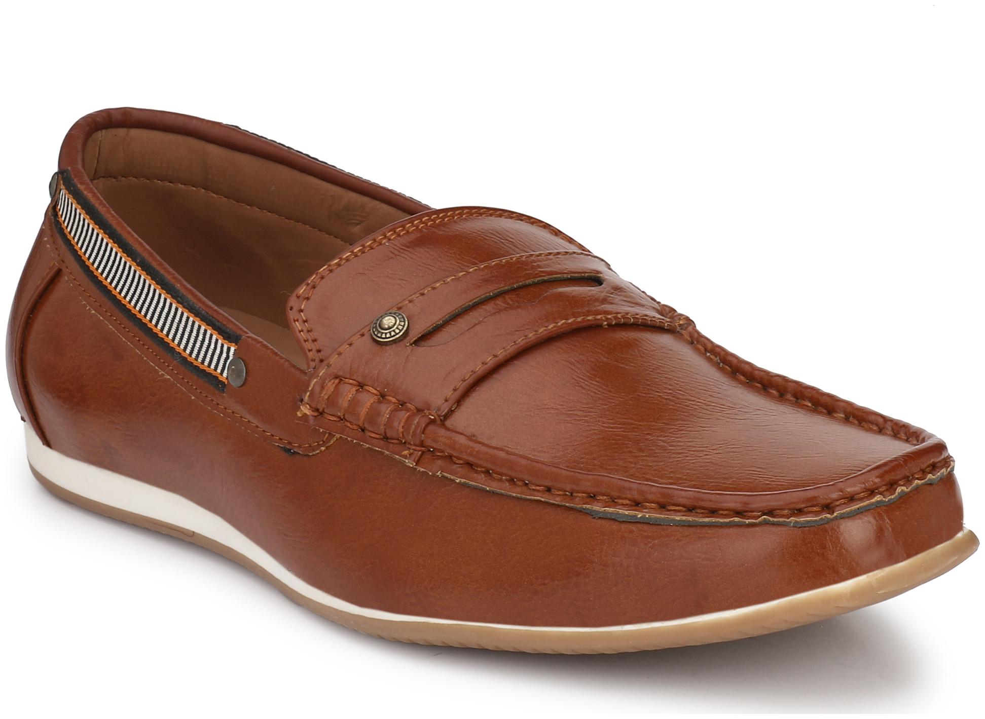 

Shences Men Tan Loafers - SHENCES MENS TAN LOAFER SHOES - TRS1907TAN