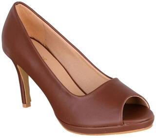 SHERRIF SHOES Brown Stiletto Heels
