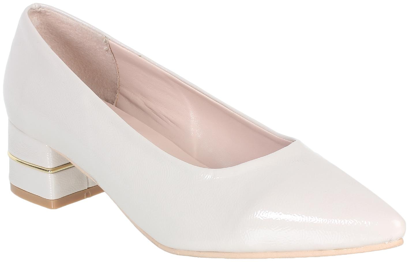 

SHERRIF SHOES Women s Cream Fashion Pumps-36