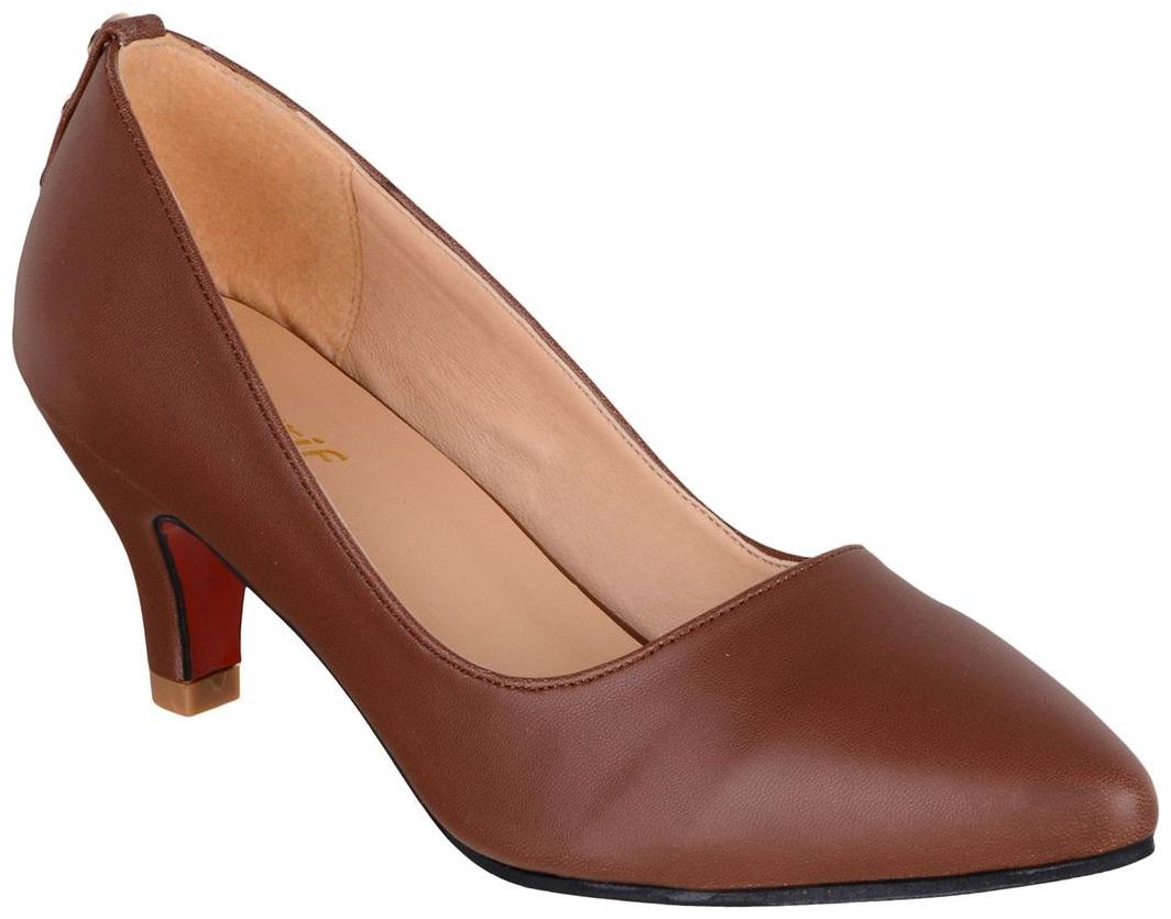 

SHERRIF SHOES BROWN LOW HEELED PUMPS