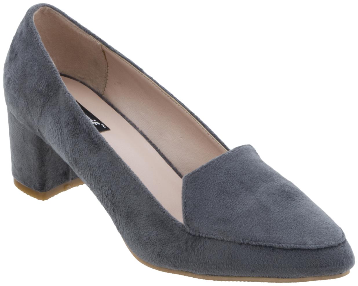 

SHERRIF SHOES Women s Grey Block Heel Sandals
