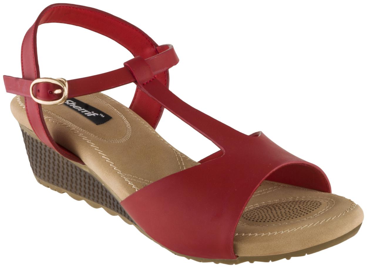 

SHERRIF SHOES RED Wedge Heels For Women