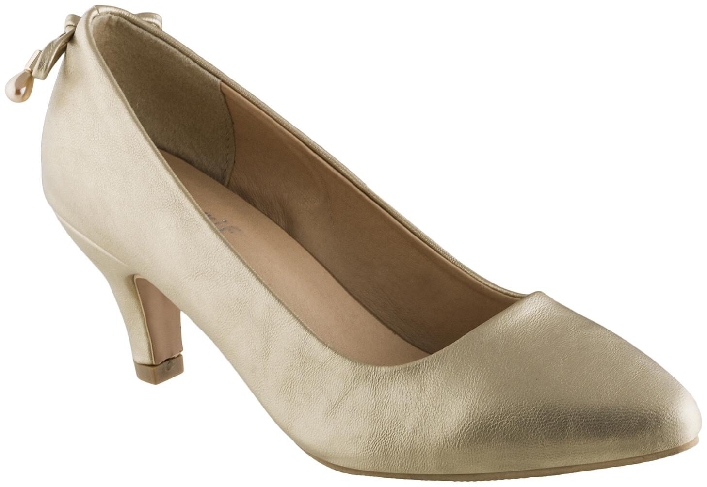 

SHERRIF SHOES GOLDEN Kitten Heels