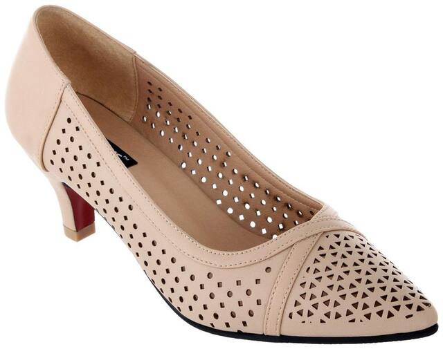 SHERRIF SHOES LOW HEELED PUMPS