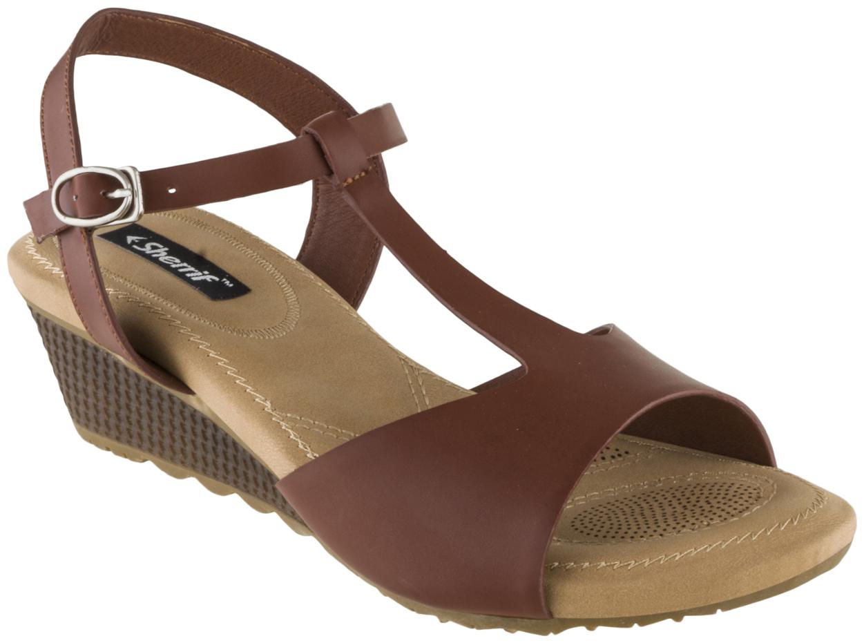

SHERRIF SHOES BROWN Wedge Heels For Women