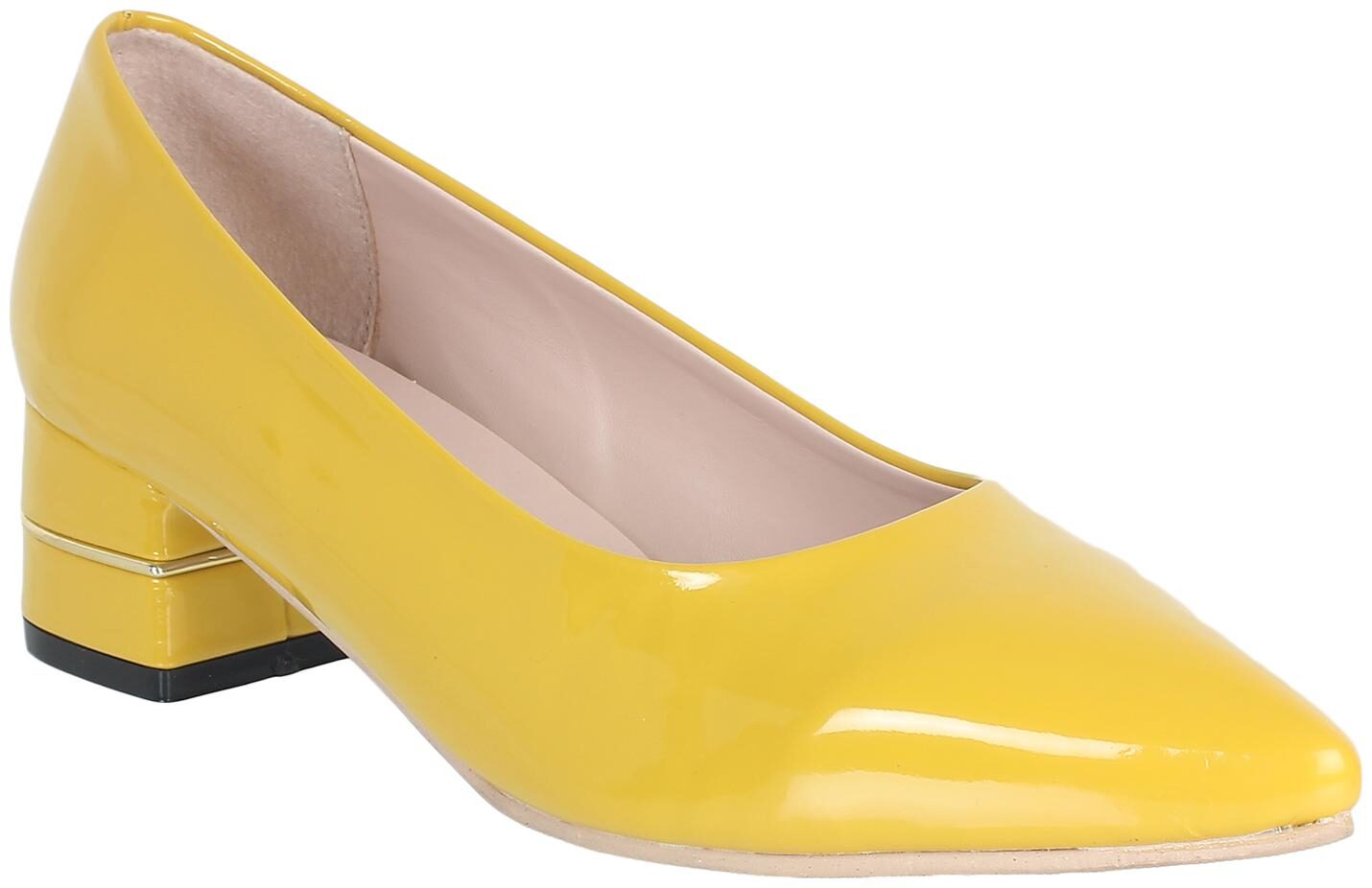 

SHERRIF SHOES Women s Mustard Fashion Pumps-36