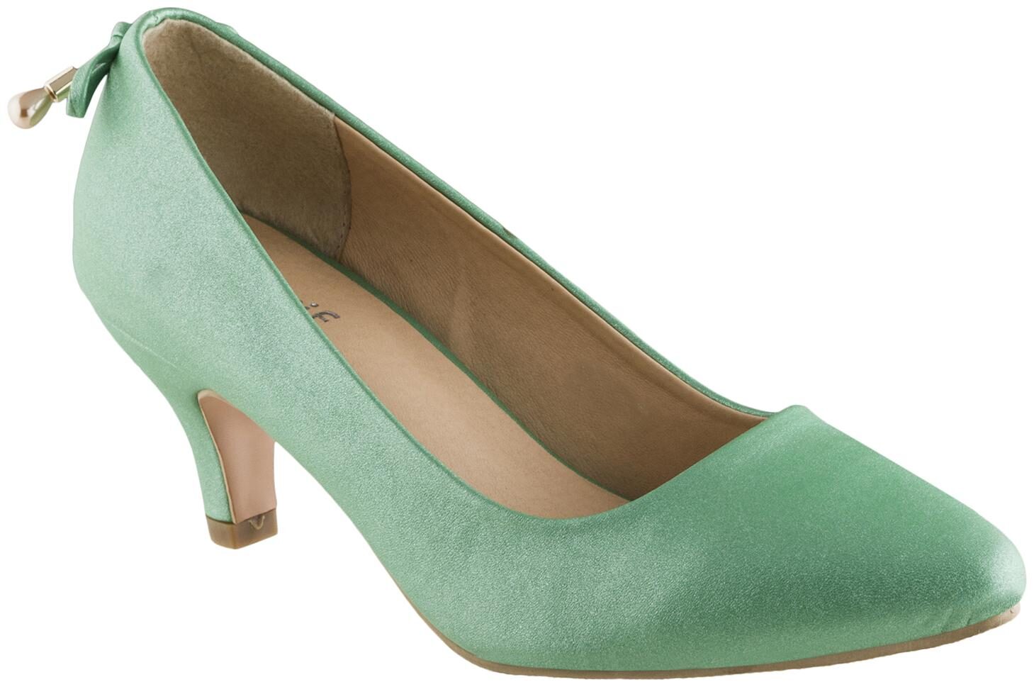 

SHERRIF SHOES GREEN Kitten Heels