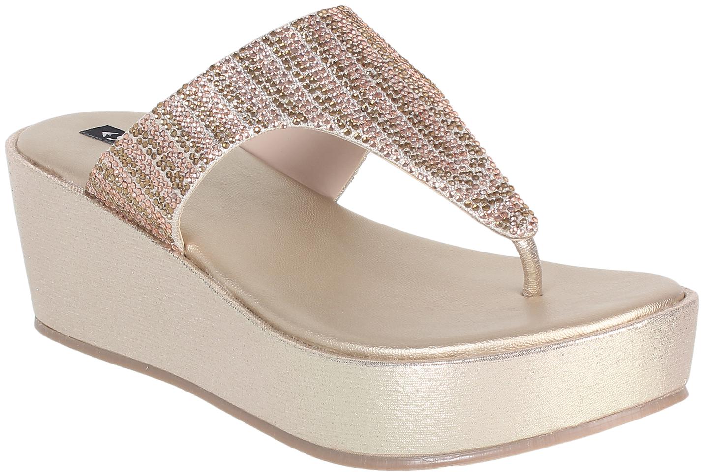 

SHERRIF SHOES Women s Golden Fashion Slip-On-41