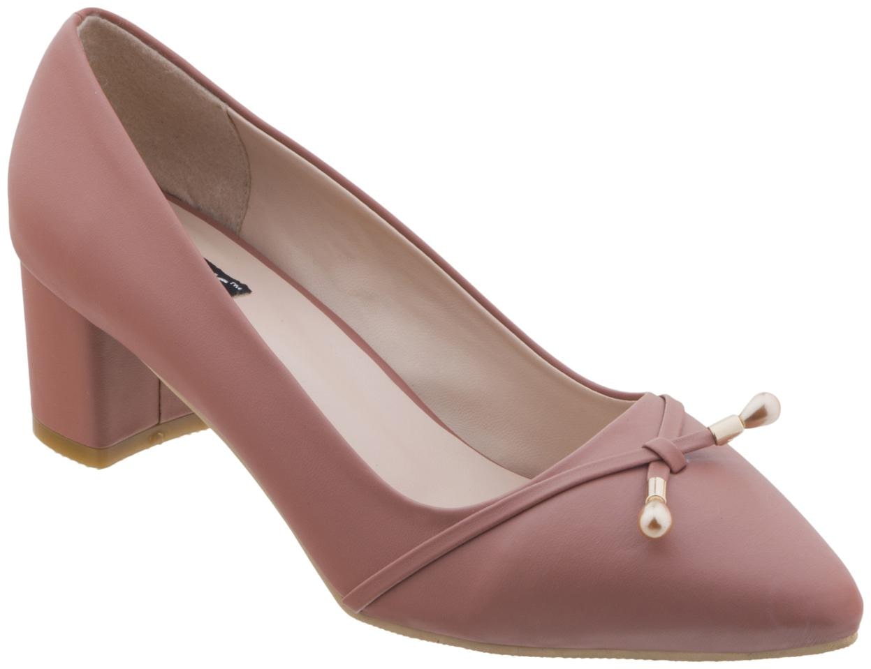 

SHERRIF SHOES Women s Nude Block Heel Sandals