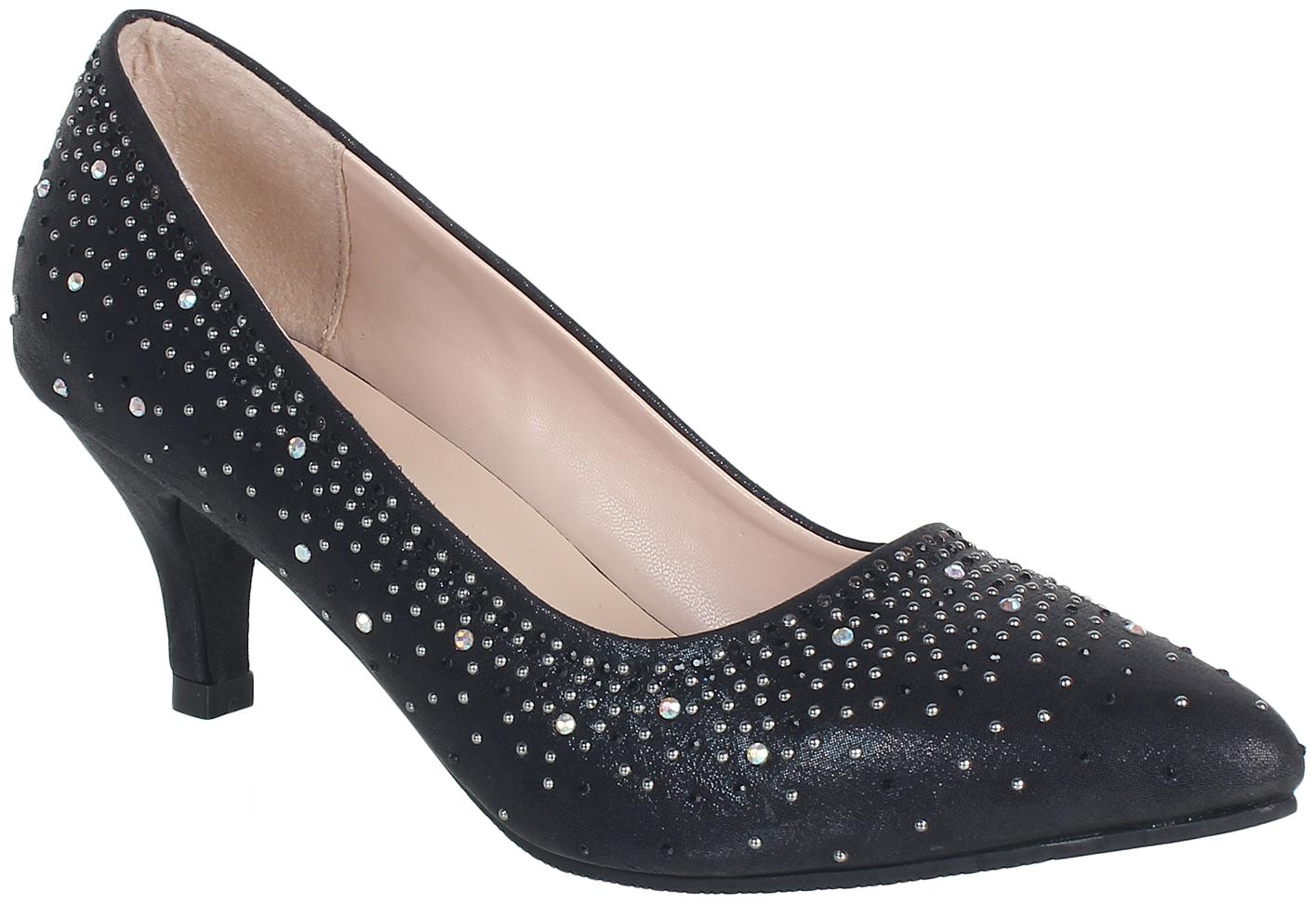 

SHERRIF SHOES Women s Black Fashion Pumps-38