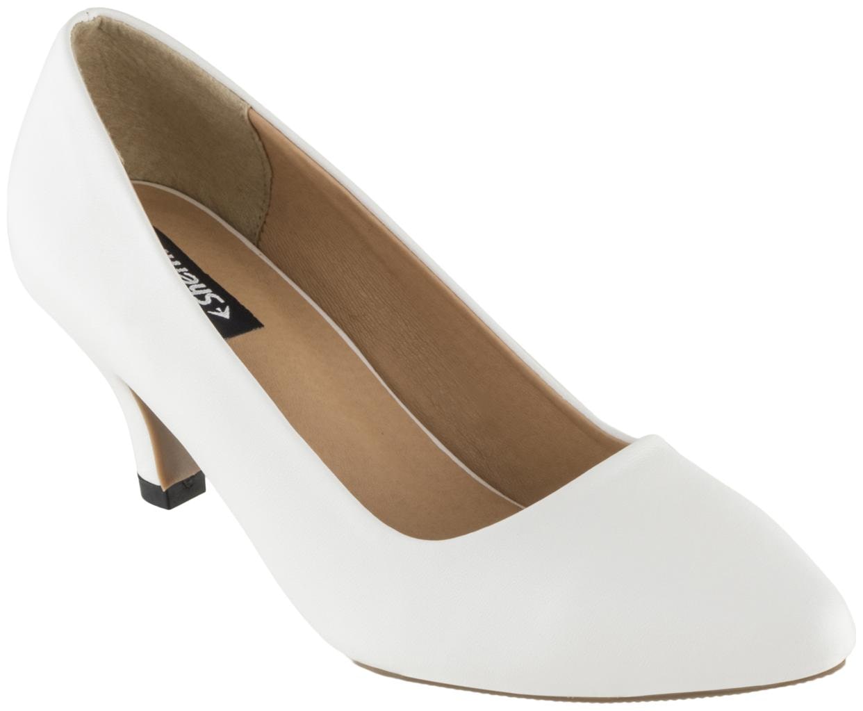 

SHERRIF SHOES WHITE Kitten Heels For Women