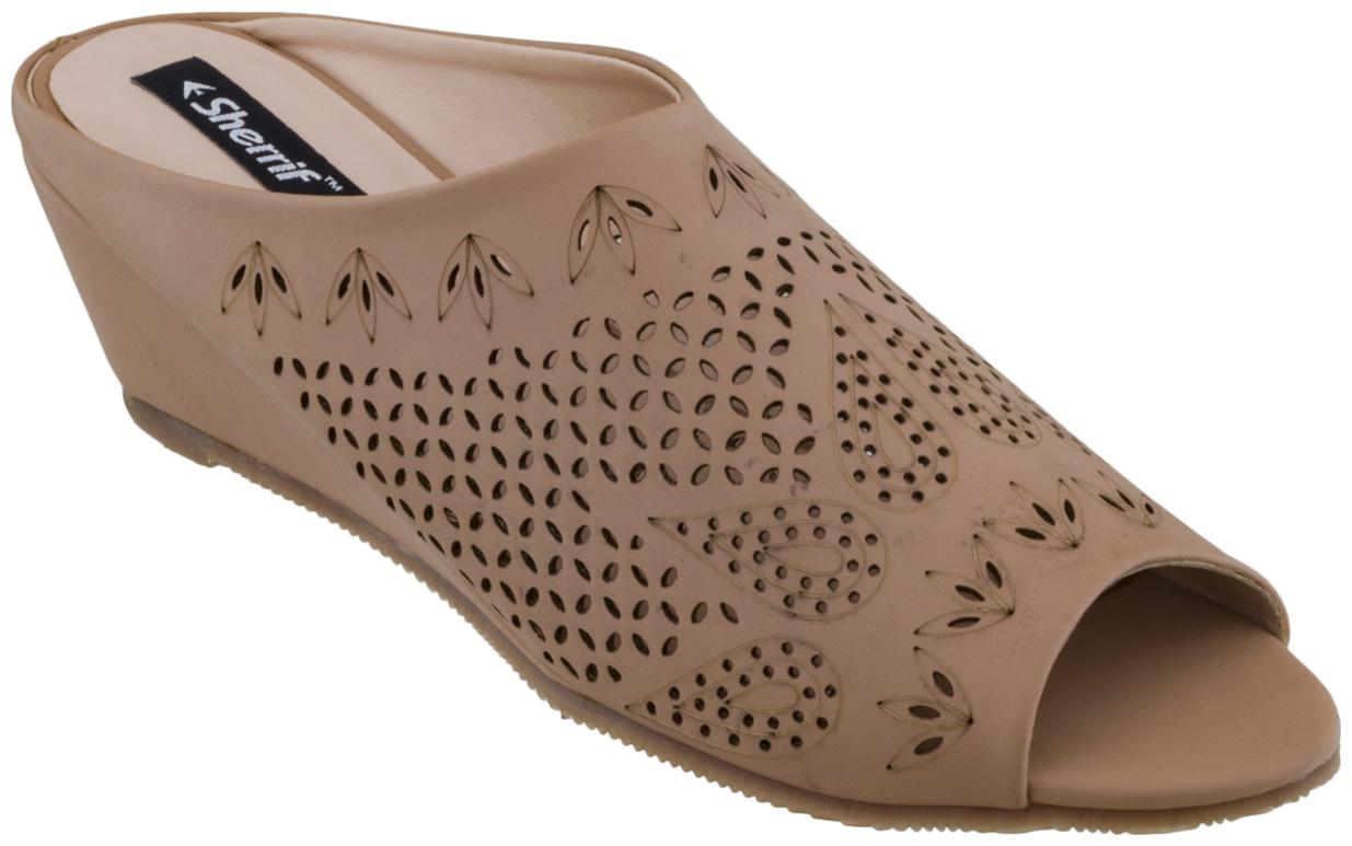 

Sherrif Women S Beige Wedge Heel Sandals