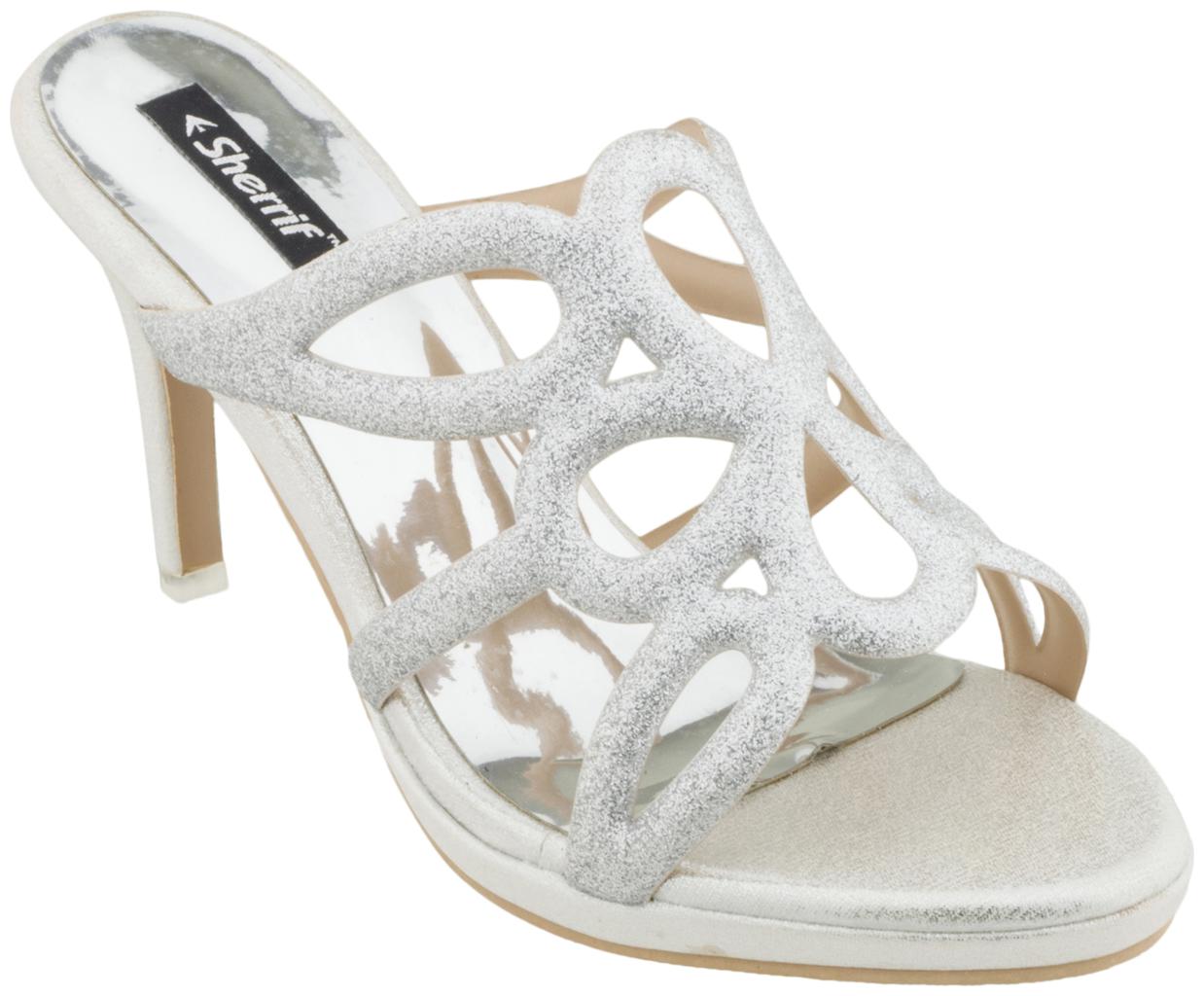 

Sherrif Women S Silver Stiletto Heel