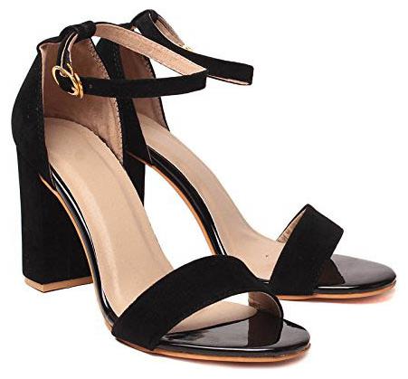 

Shoe Lab Women Black Heeled Sandals