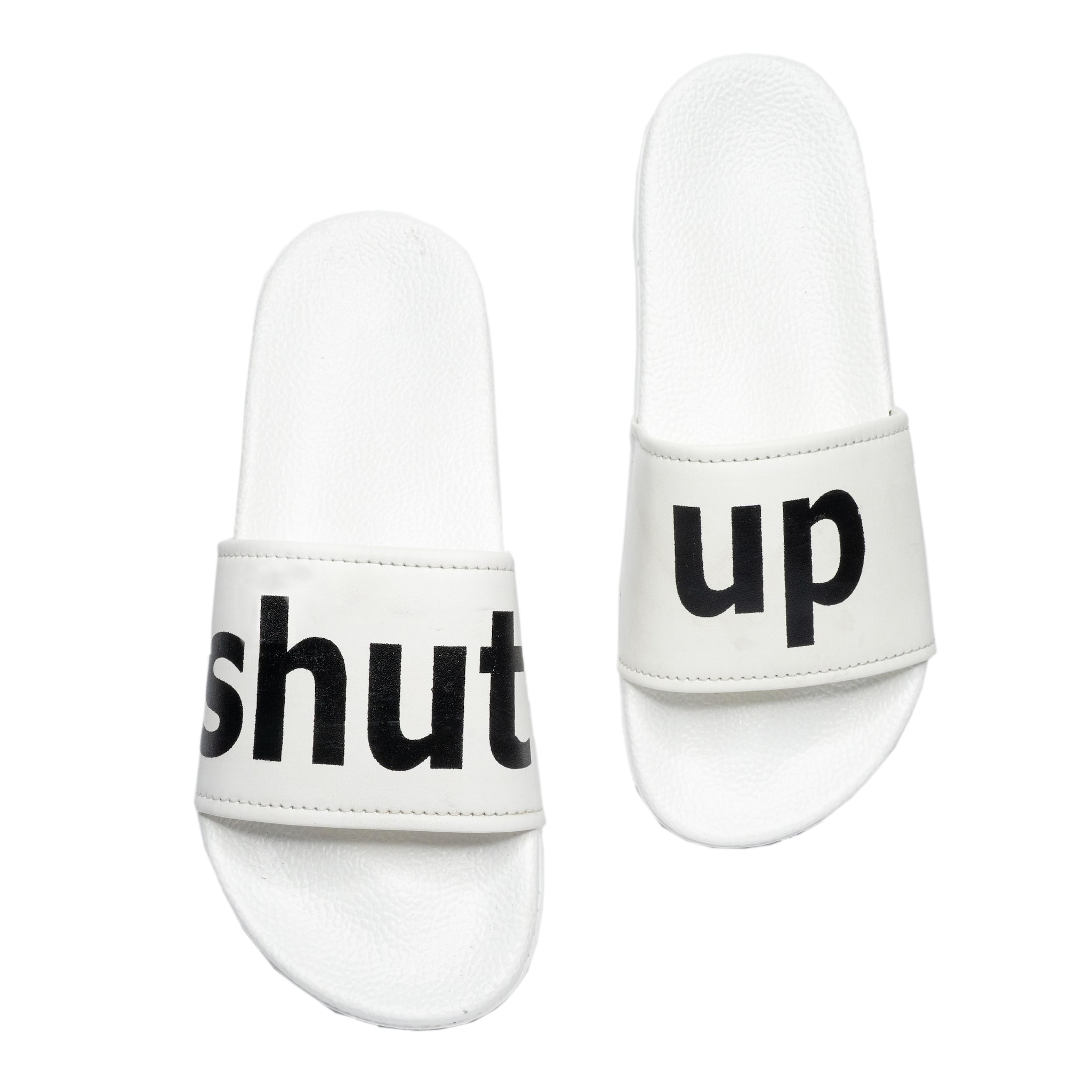 

Shoe Mate Men White Sliders - 1 Pair