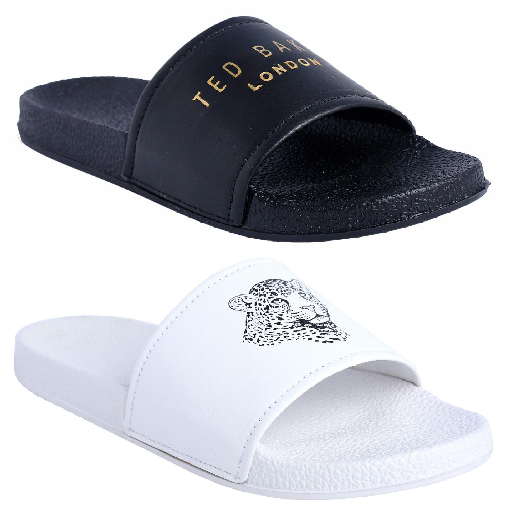 

Shoe Mate Men White Black Flip-Flops - 2 Pair