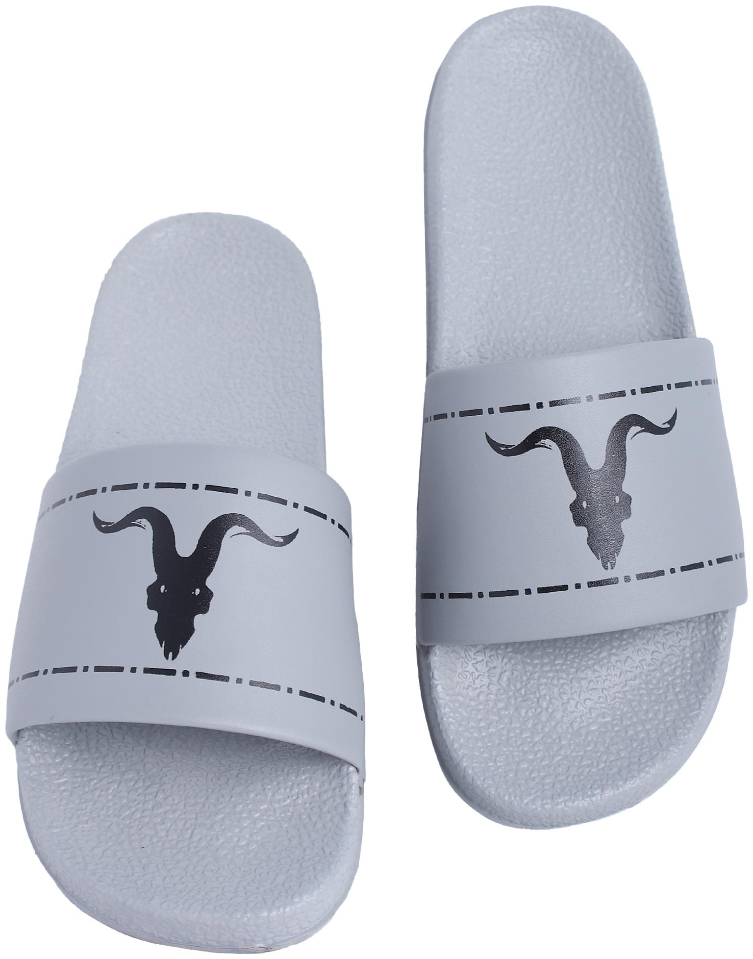 

Shoe Mate Men Grey Sliders - 1 Pair