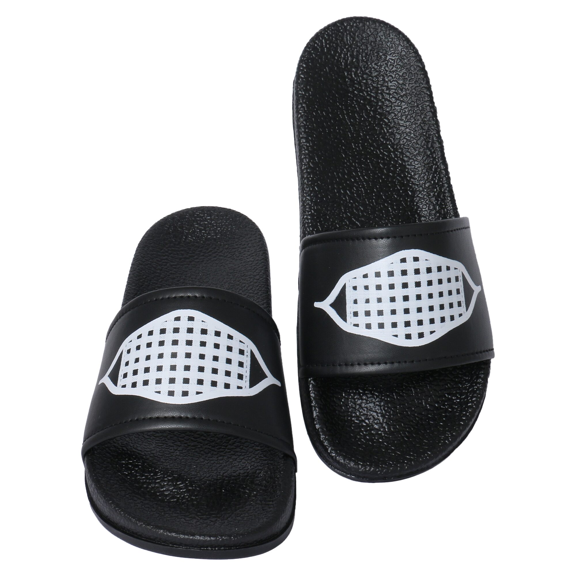 

Shoe Mate Men Black Sliders - 1 Pair