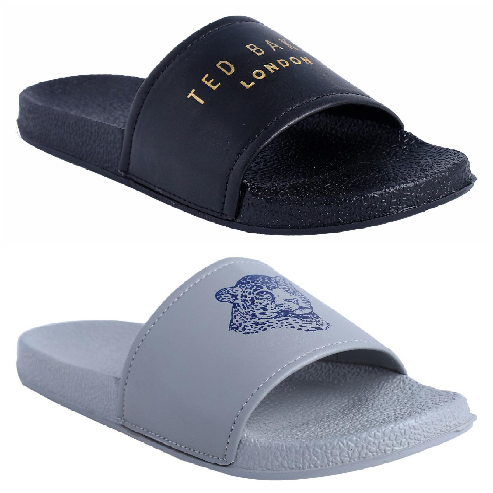 

Shoe Mate Men Grey Black Flip-Flops - 2 Pair