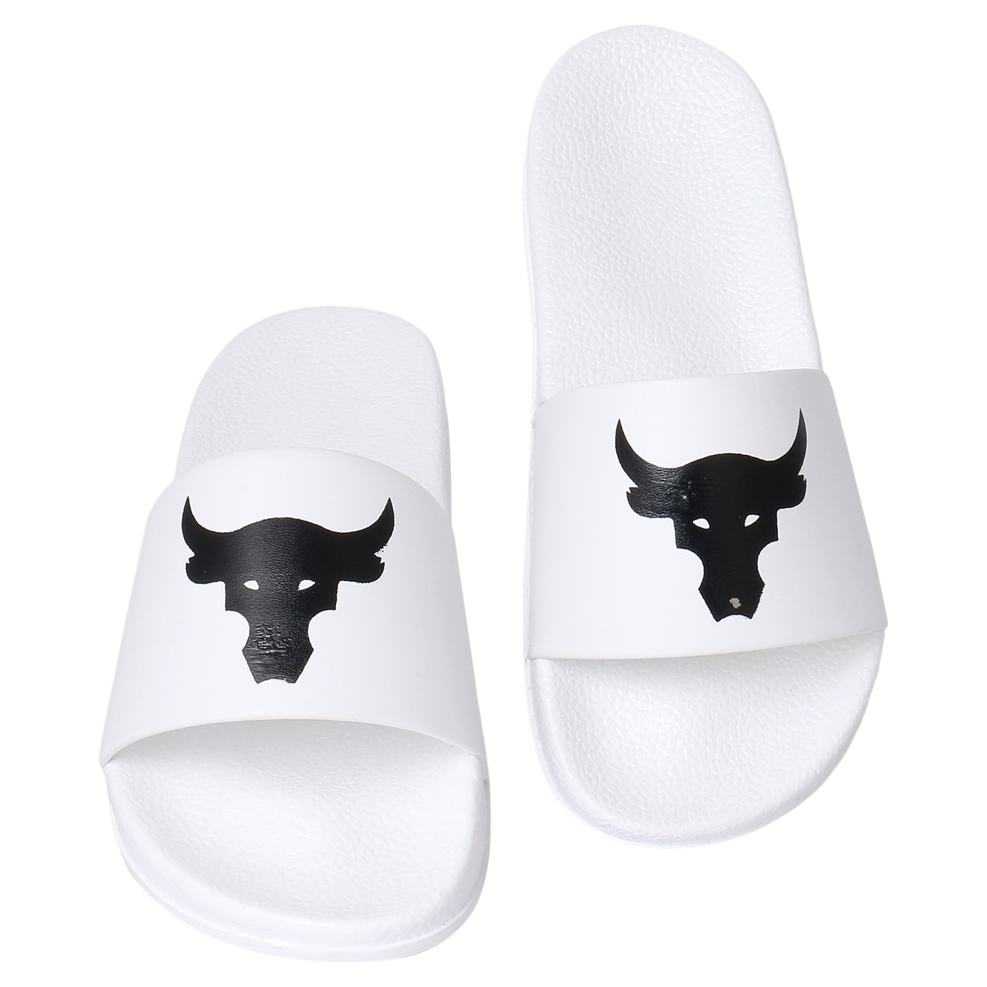 

Shoe Mate Men White Sliders - 1 Pair