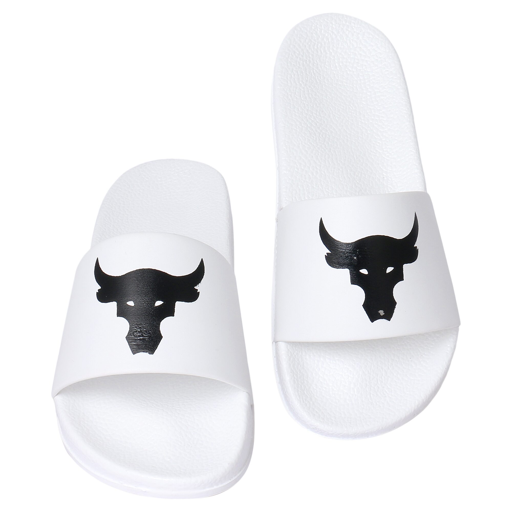 

Shoe Mate Men White Sliders - 1 Pair