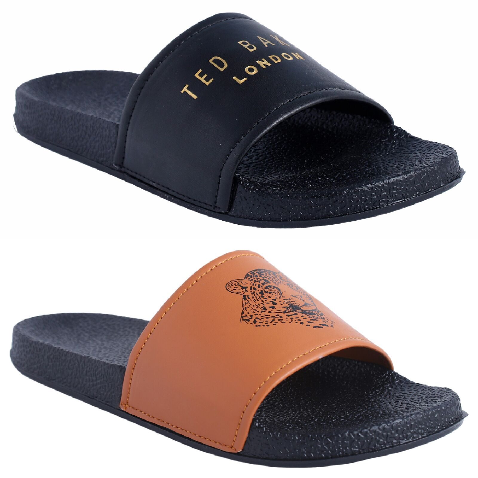

Shoe Mate Men Brown Black Flip-Flops - 2 Pair