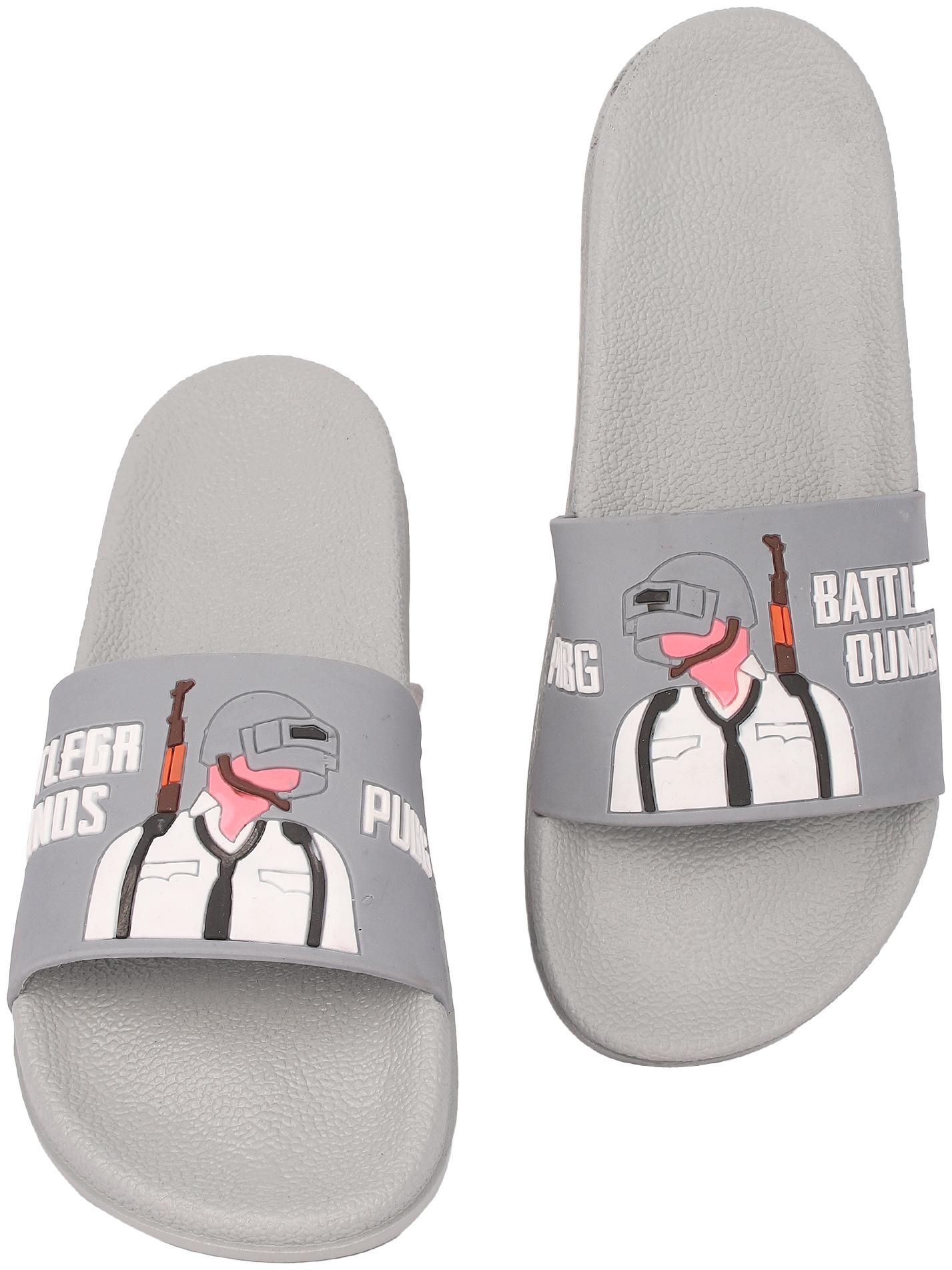 

Shoe Mate Men Grey Sliders - 1 Pair