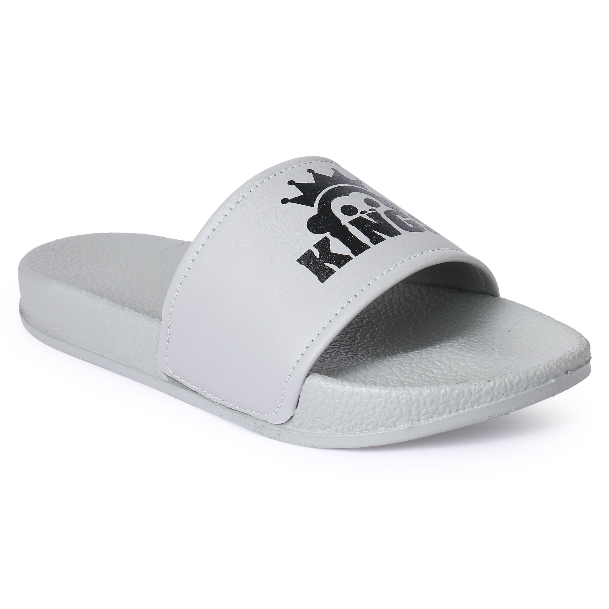 

Shoe Mate Men Grey Sliders - 1 Pair