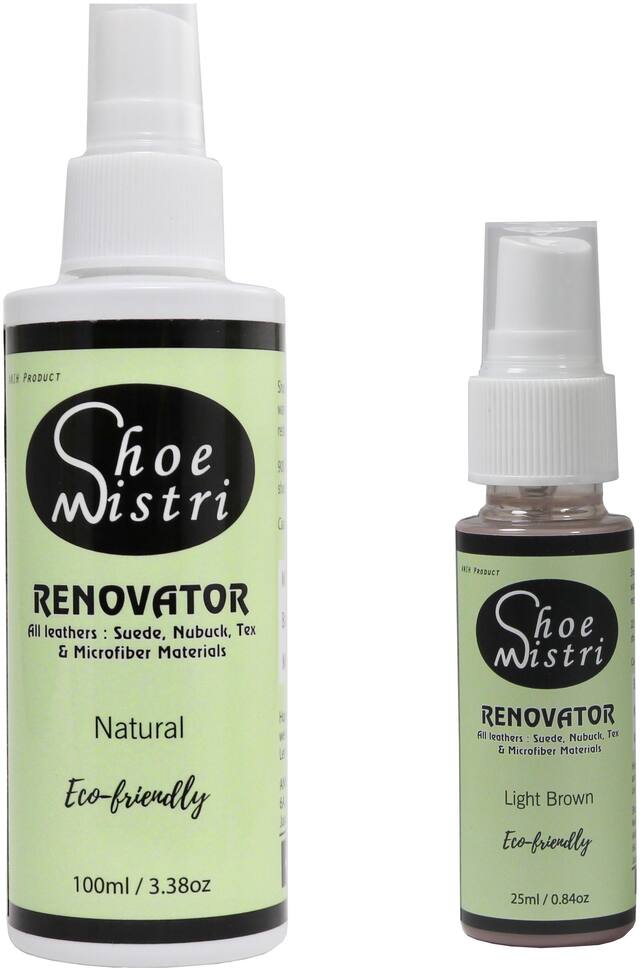 Shoe Mistri Shoe Renovator Combo ( Natural & Light Brown)