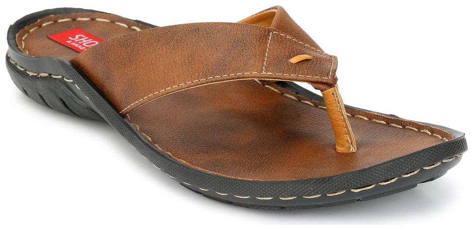 

SHOE SMITH Men Tan Sandals