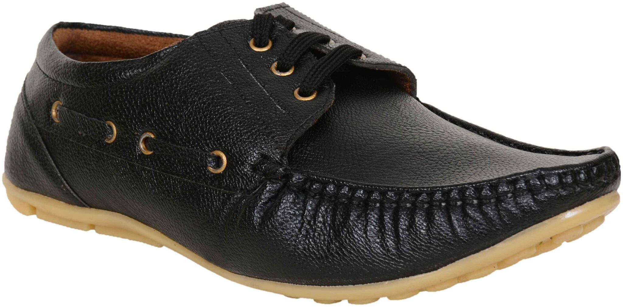 

Shoes Kingdom Lace Up Black Casual Shoes For Men