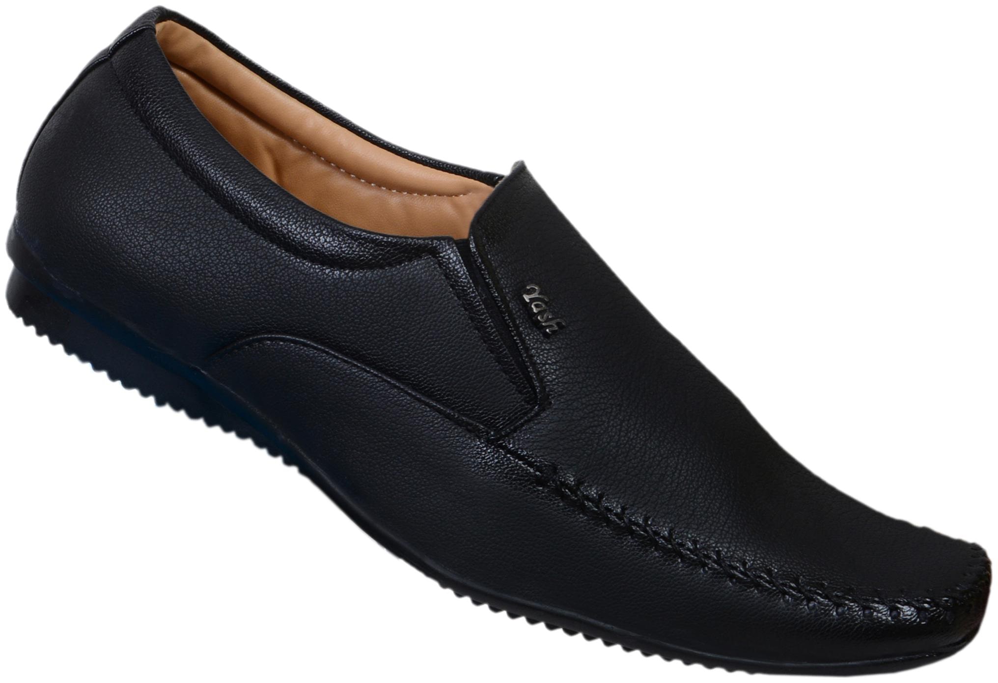 

SHOES KINGDOM Men Black Slip-On Formal Shoes - FY737 BLACK