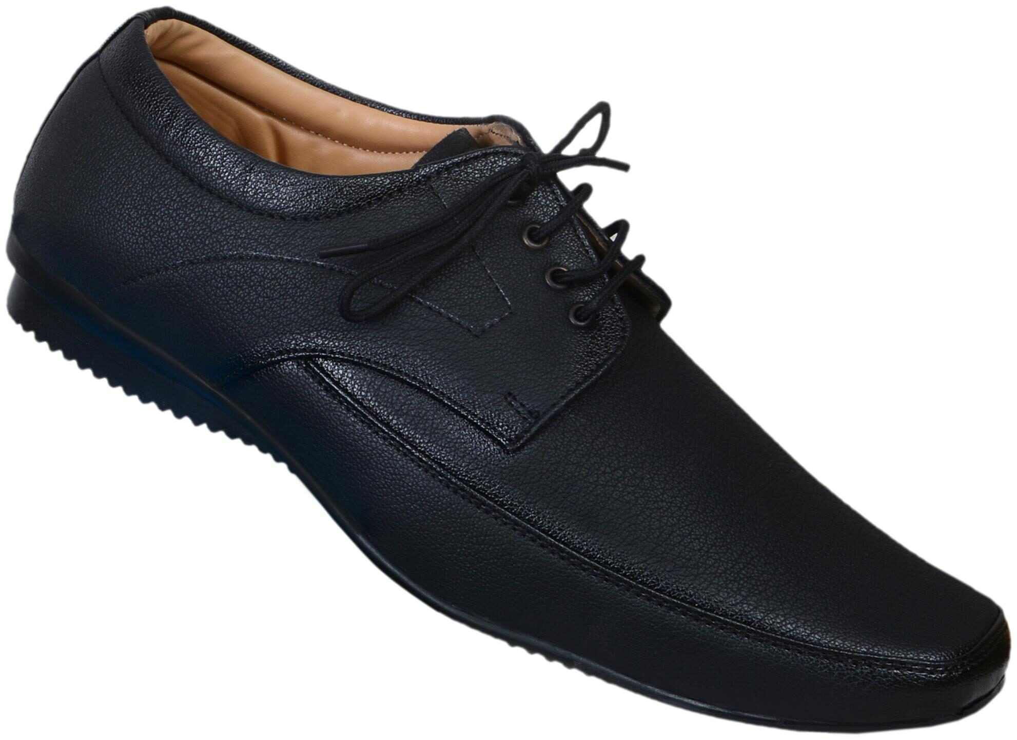 

SHOES KINGDOM Men Black Derby Formal Shoes - FY750 BLACK
