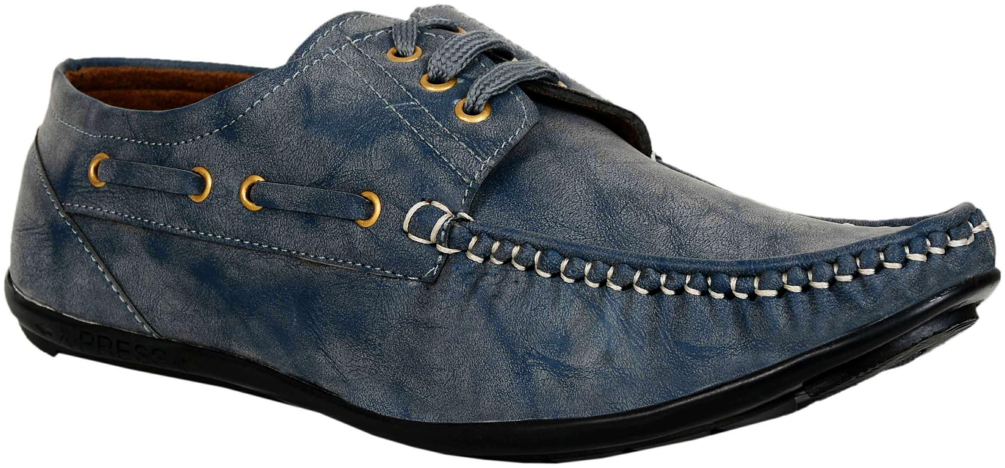 

Shoes Kingdom Lace Up Blue Casual Shoes For Men